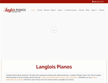 Tablet Screenshot of langloispiano.com